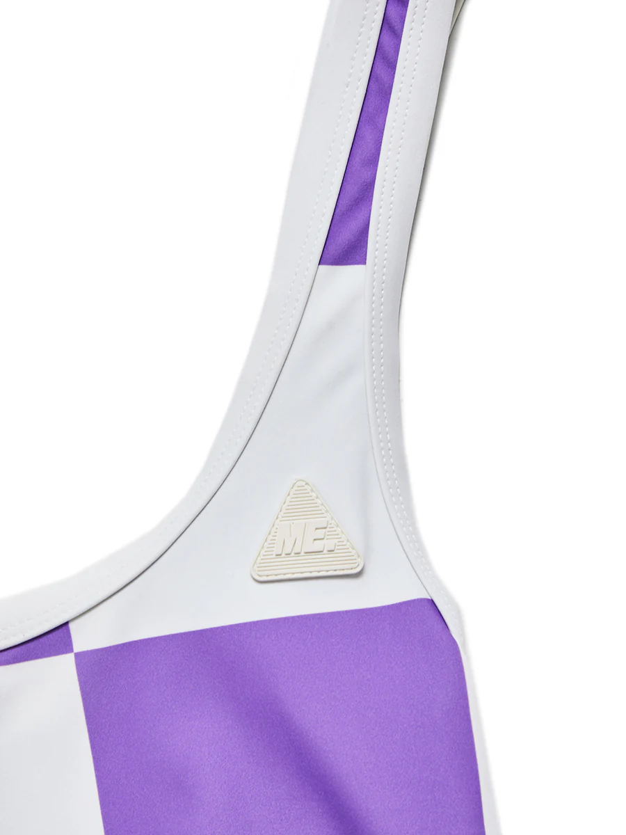 Big Check One Piece Swimsuit - Image 10