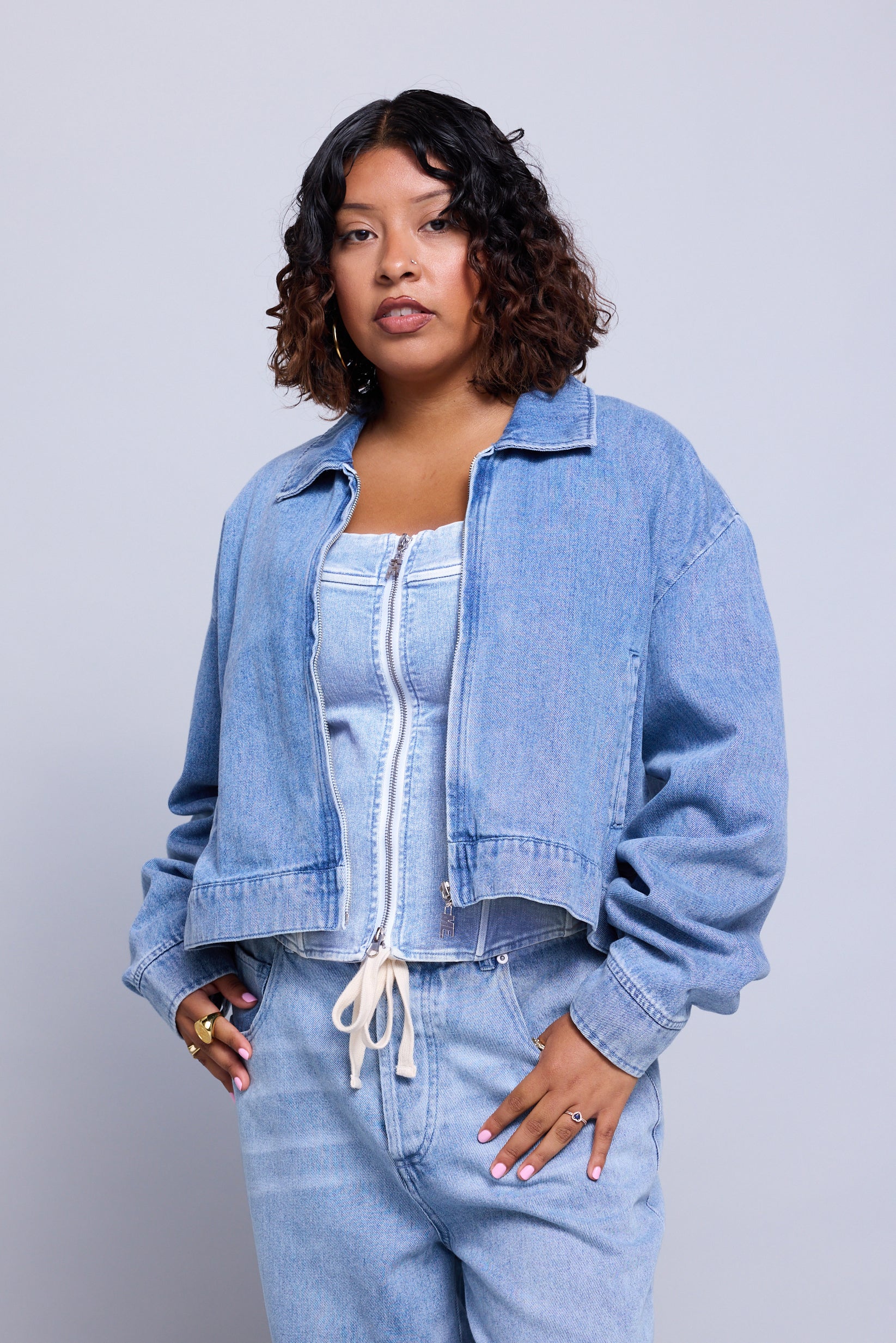 Classic Denim Worker Jacket - Image 10