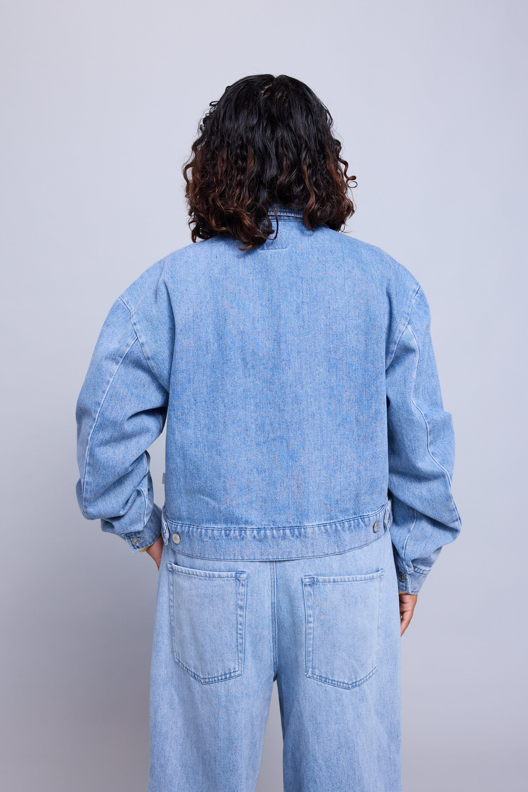 Classic Denim Worker Jacket - Image 11