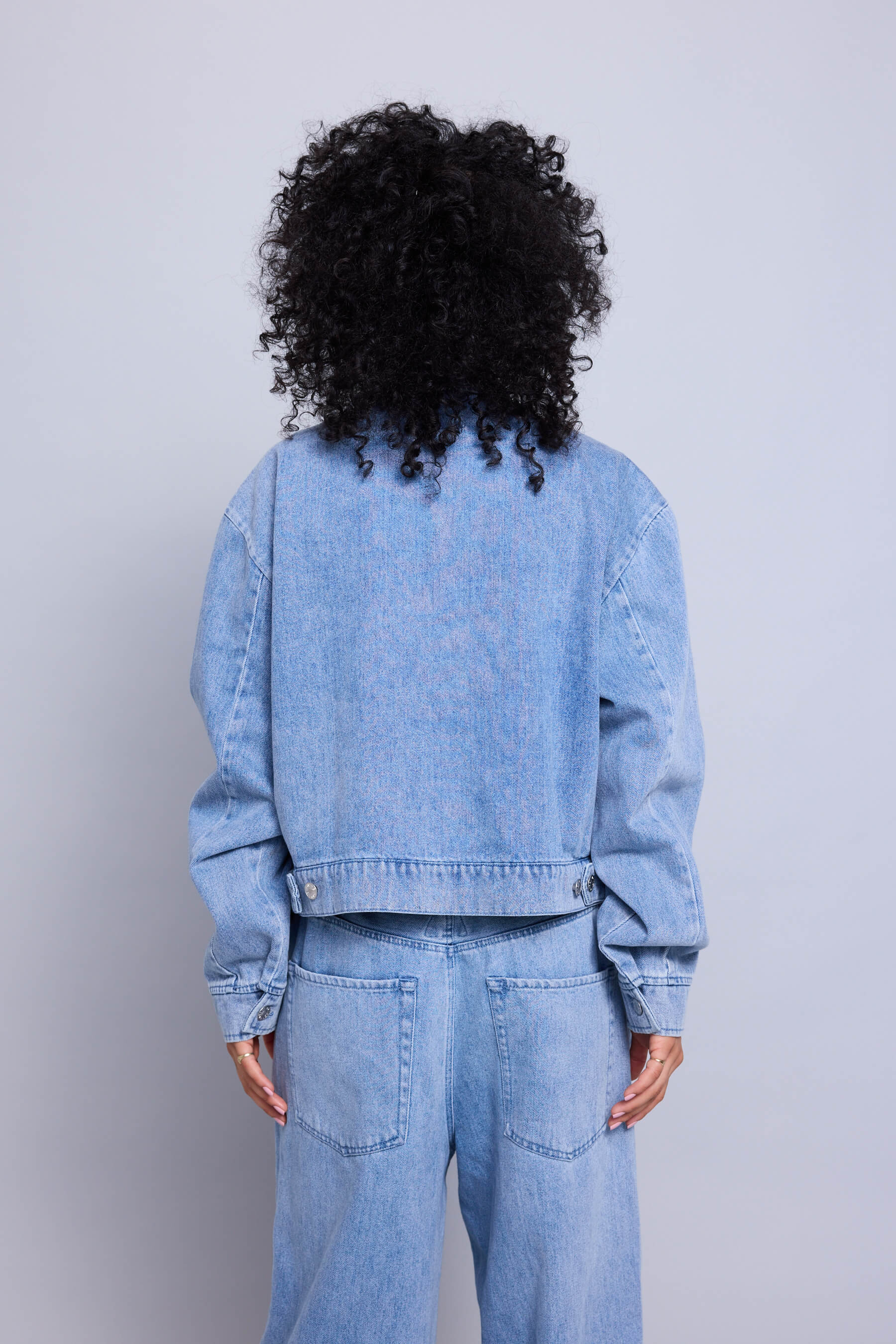 Classic Denim Worker Jacket - Image 6
