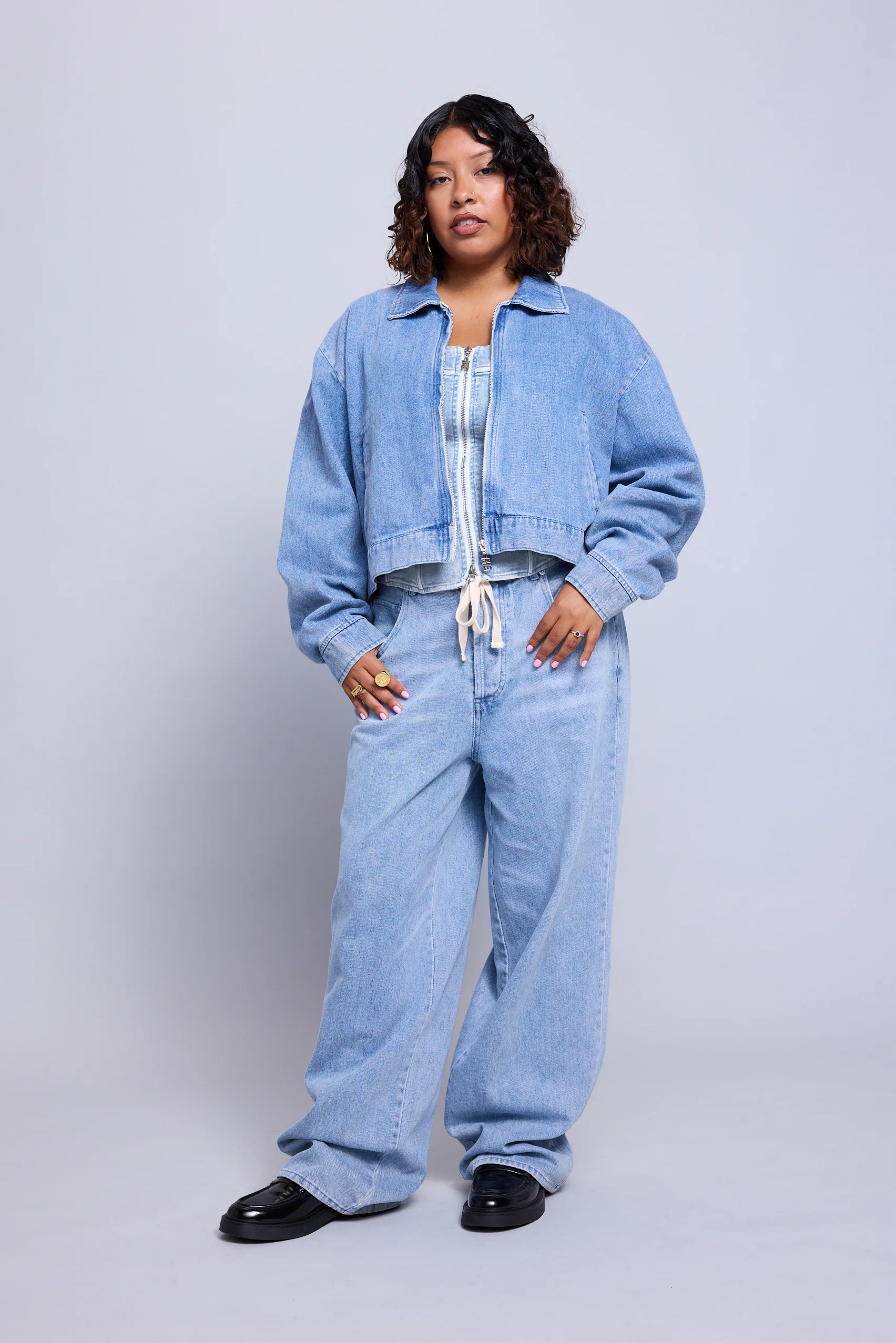 Classic Denim Worker Jacket - Image 8