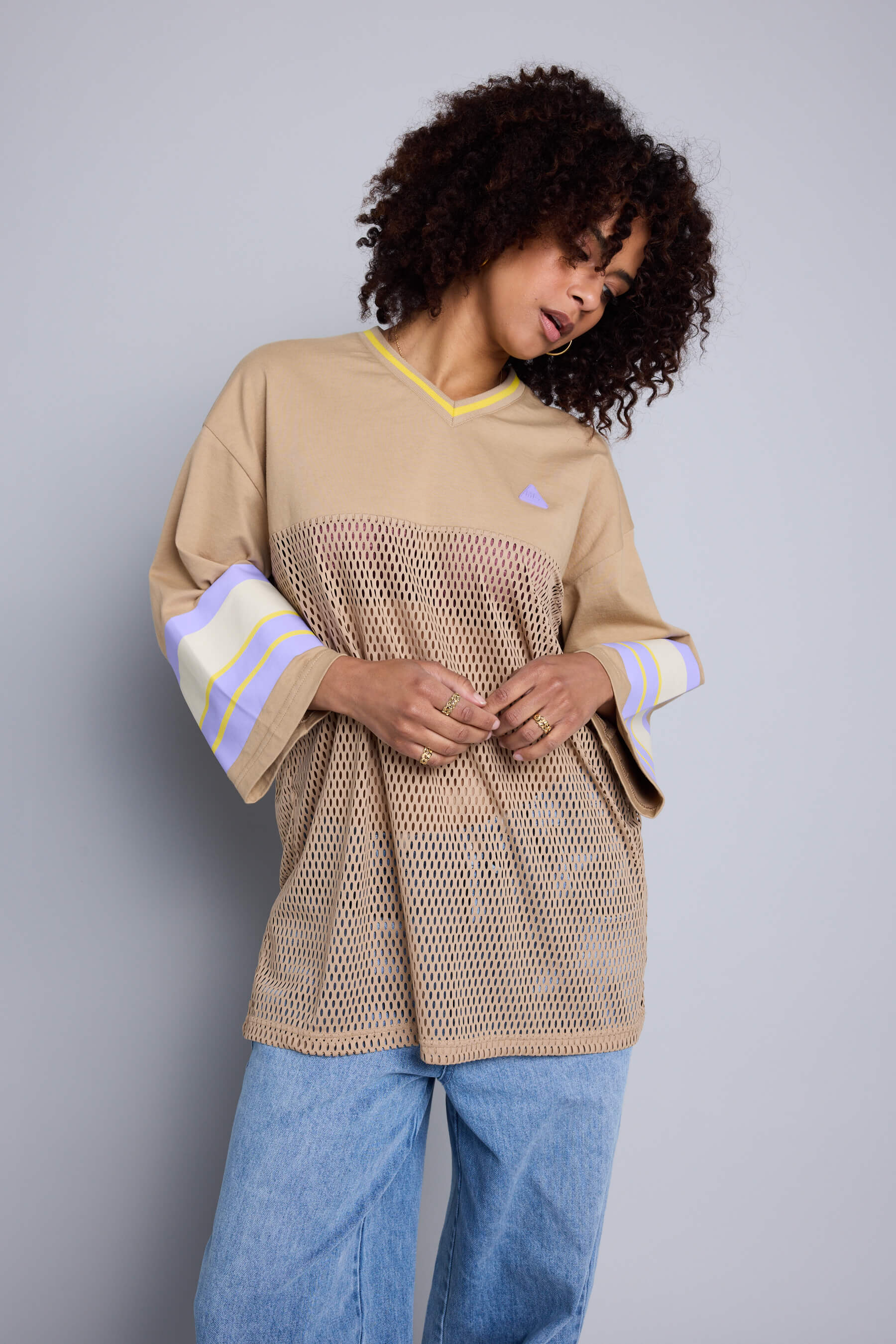 Classic Hockey Jersey - Khaki - Image 4