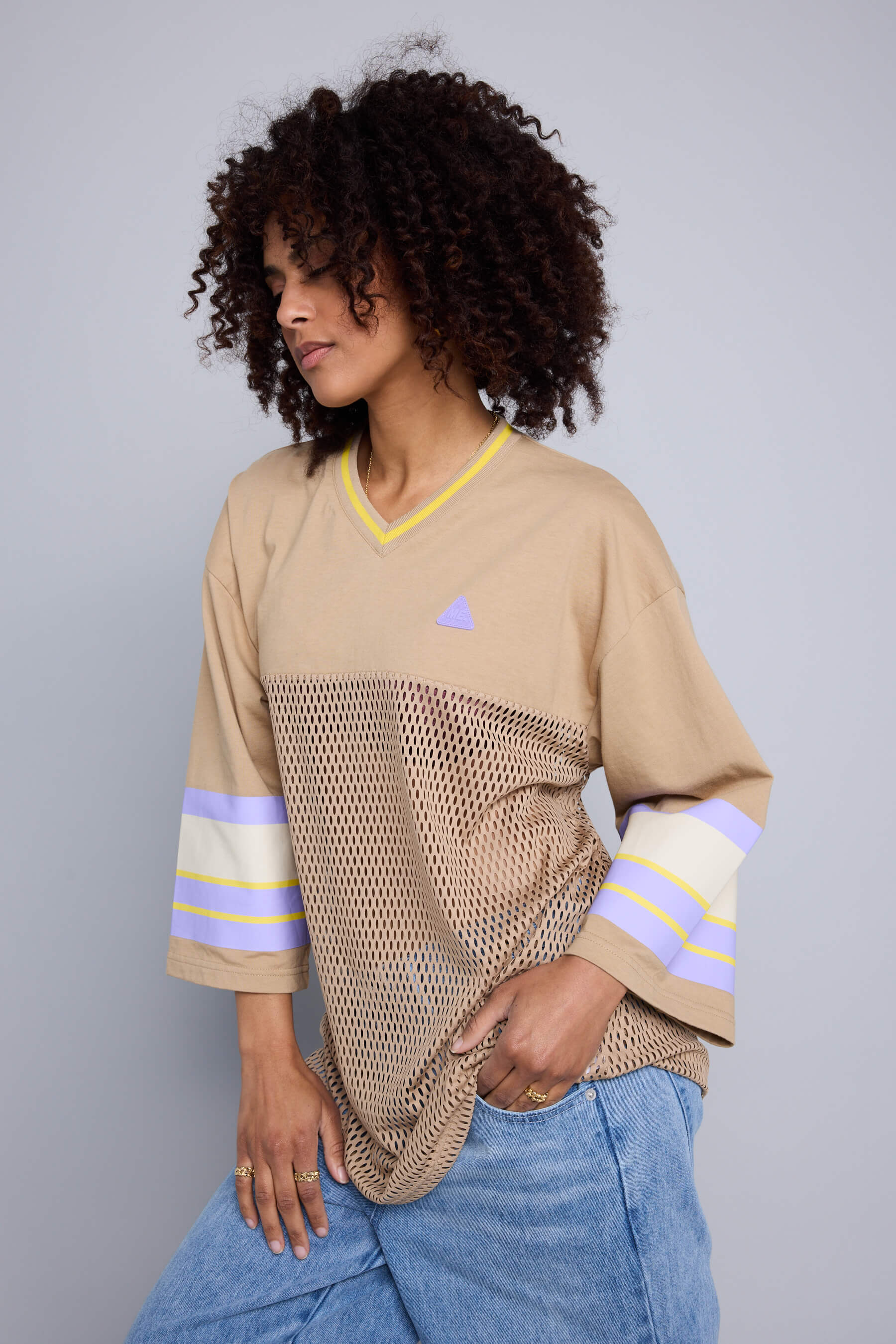 Classic Hockey Jersey - Khaki - Image 5