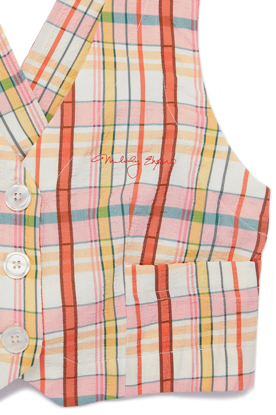 Claudia Plaid Vest - Image 8