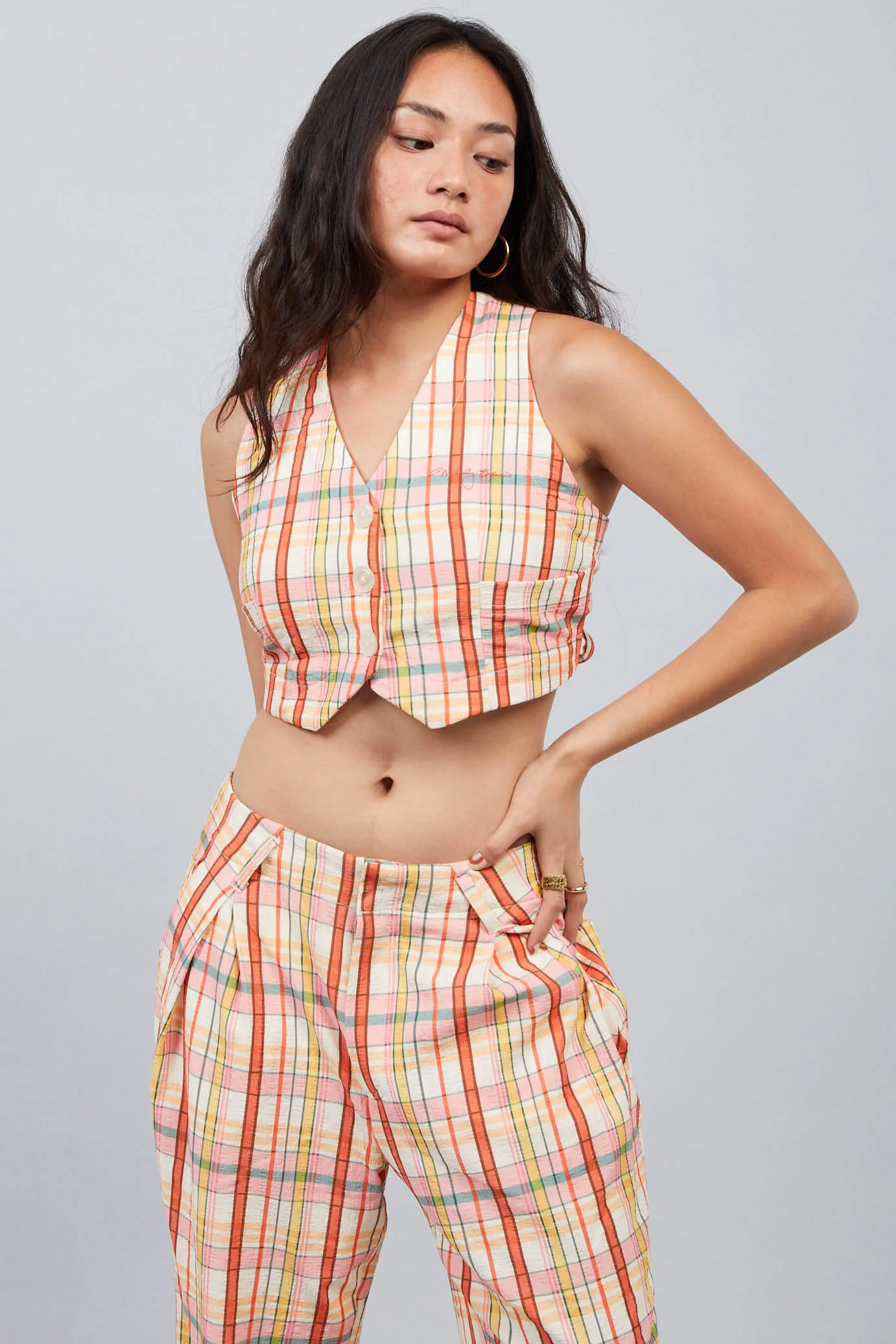 Claudia Plaid Vest - Image 9