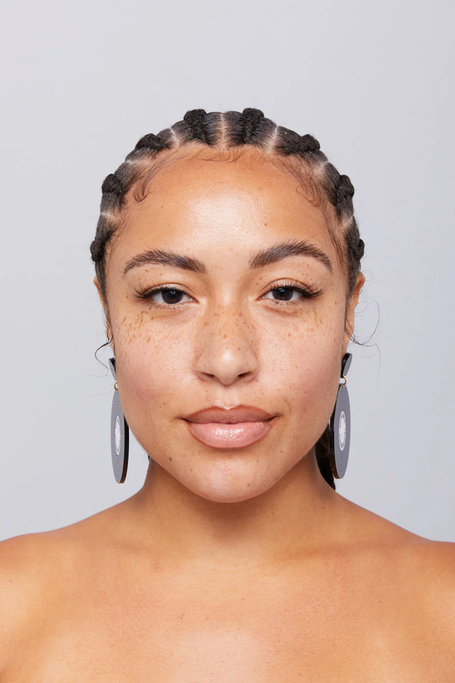 Make Love Records Earrings - Black - Image 4