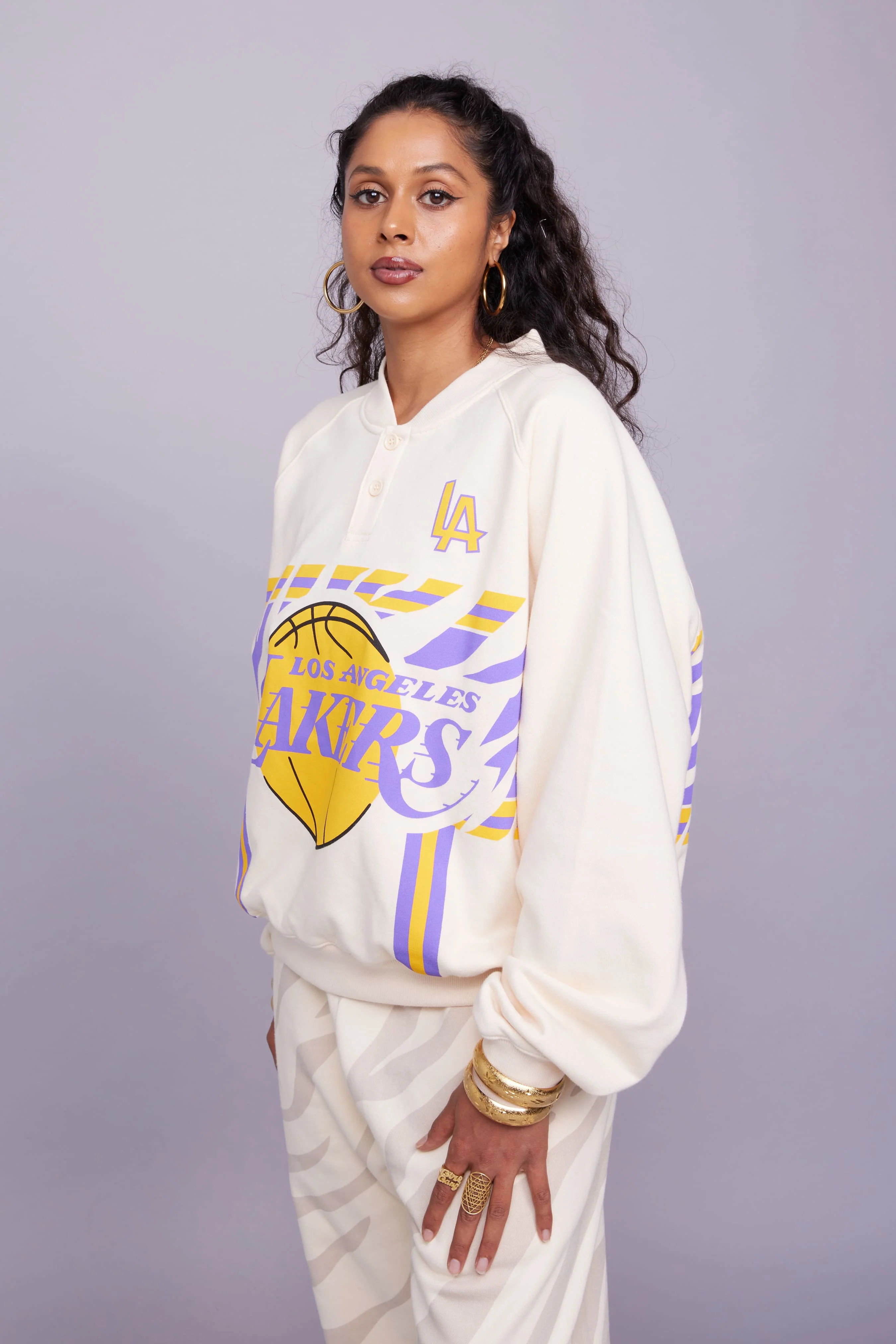 Lakers Fleece Pullover - Image 5