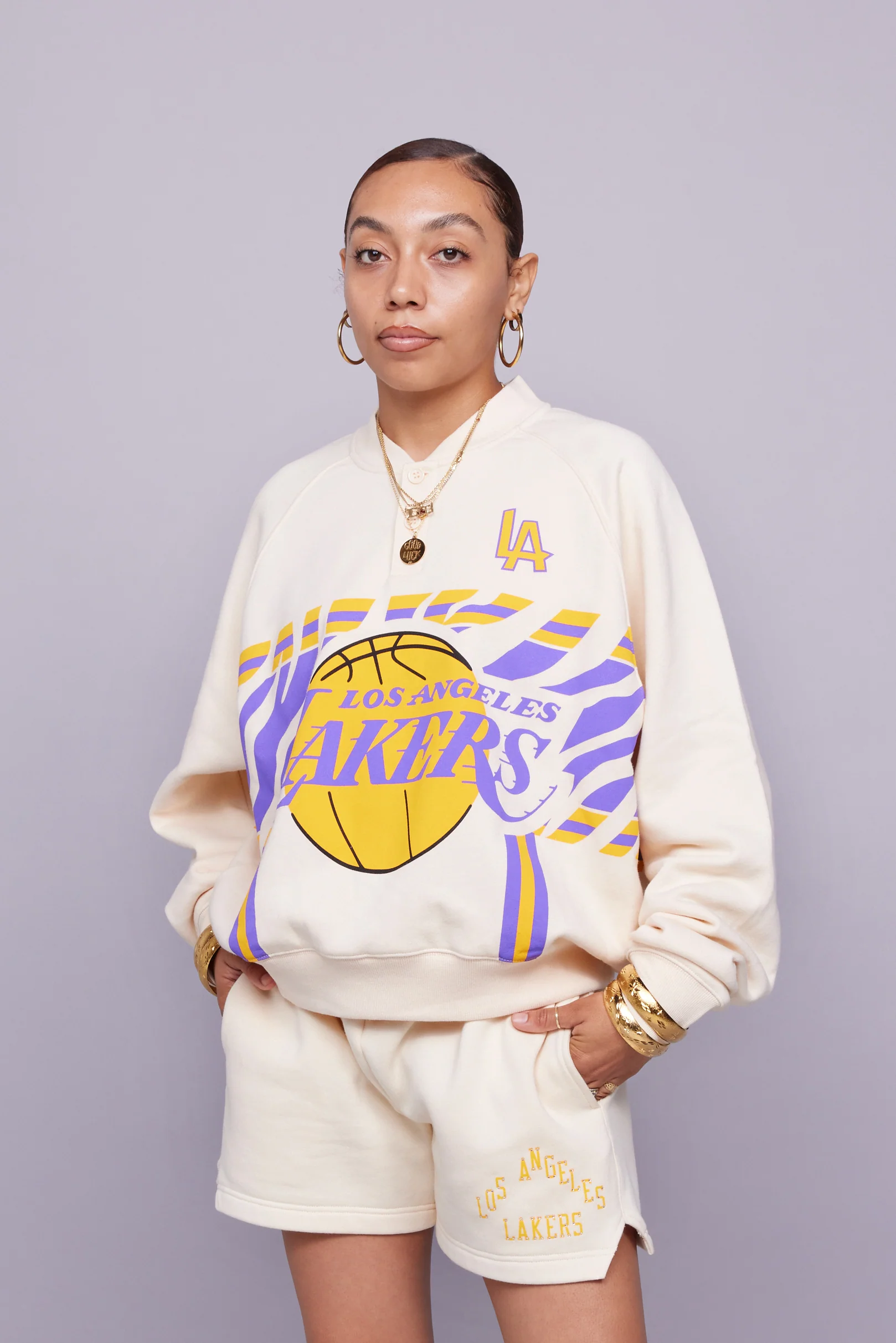 Lakers Fleece Pullover - Image 8