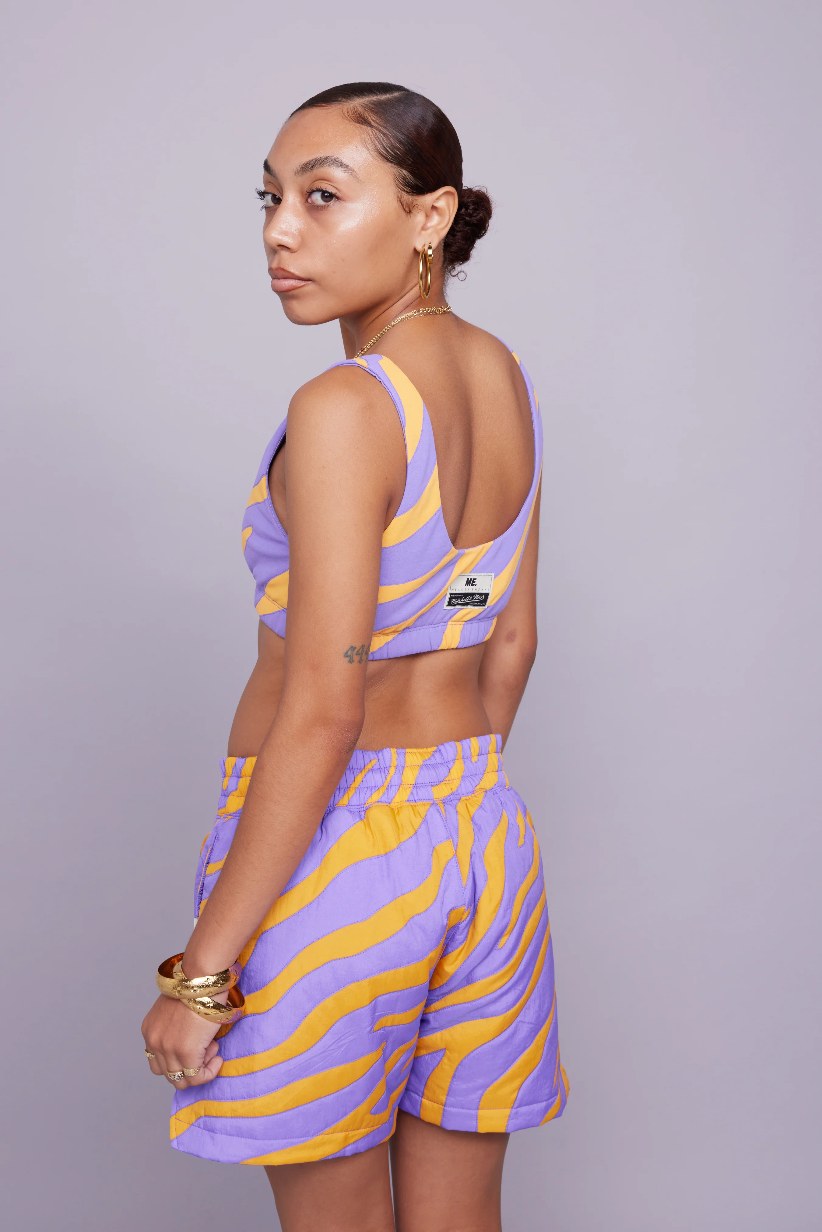 Lakers Quilted Bralette - Image 8