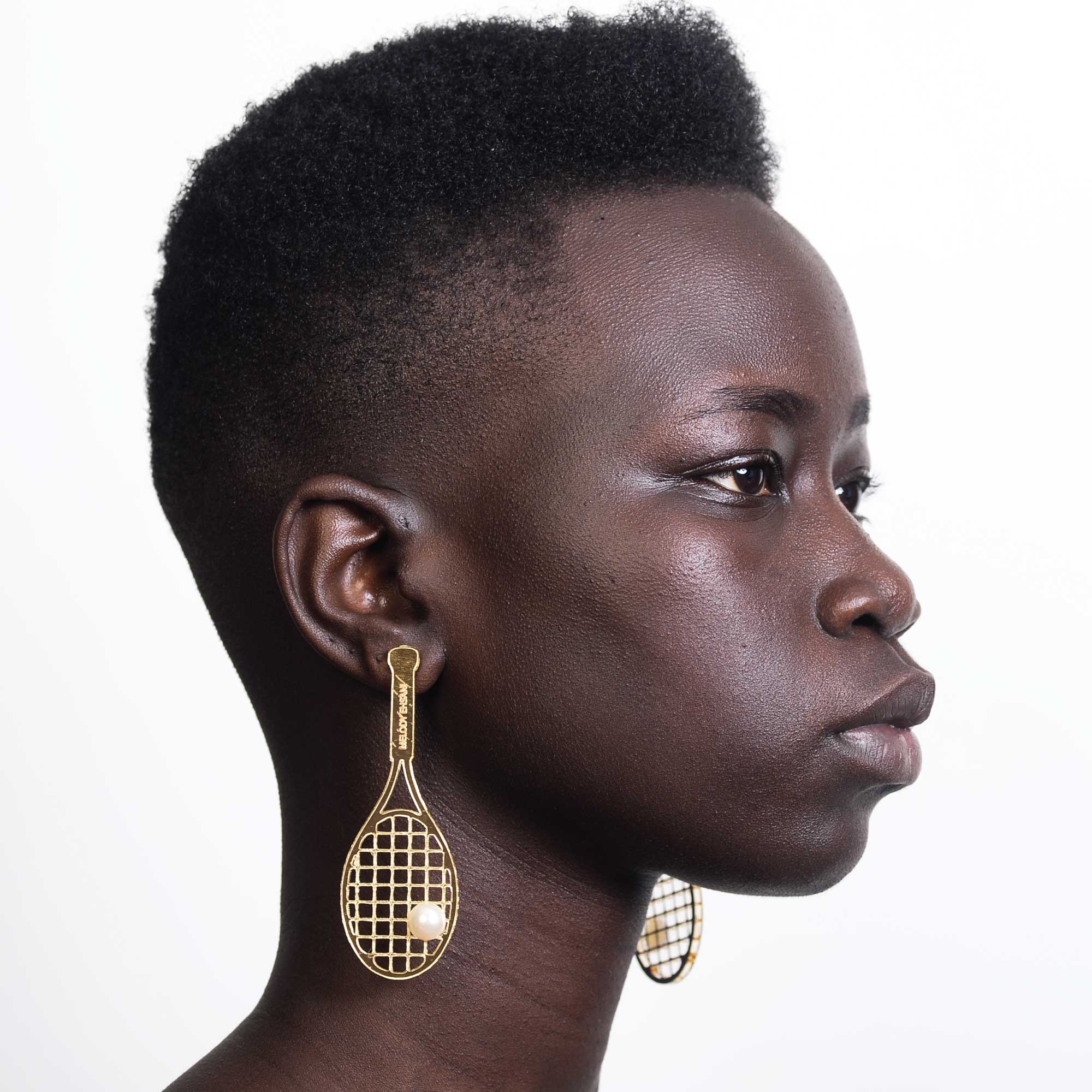 Life is a Racket Earrings - Image 3