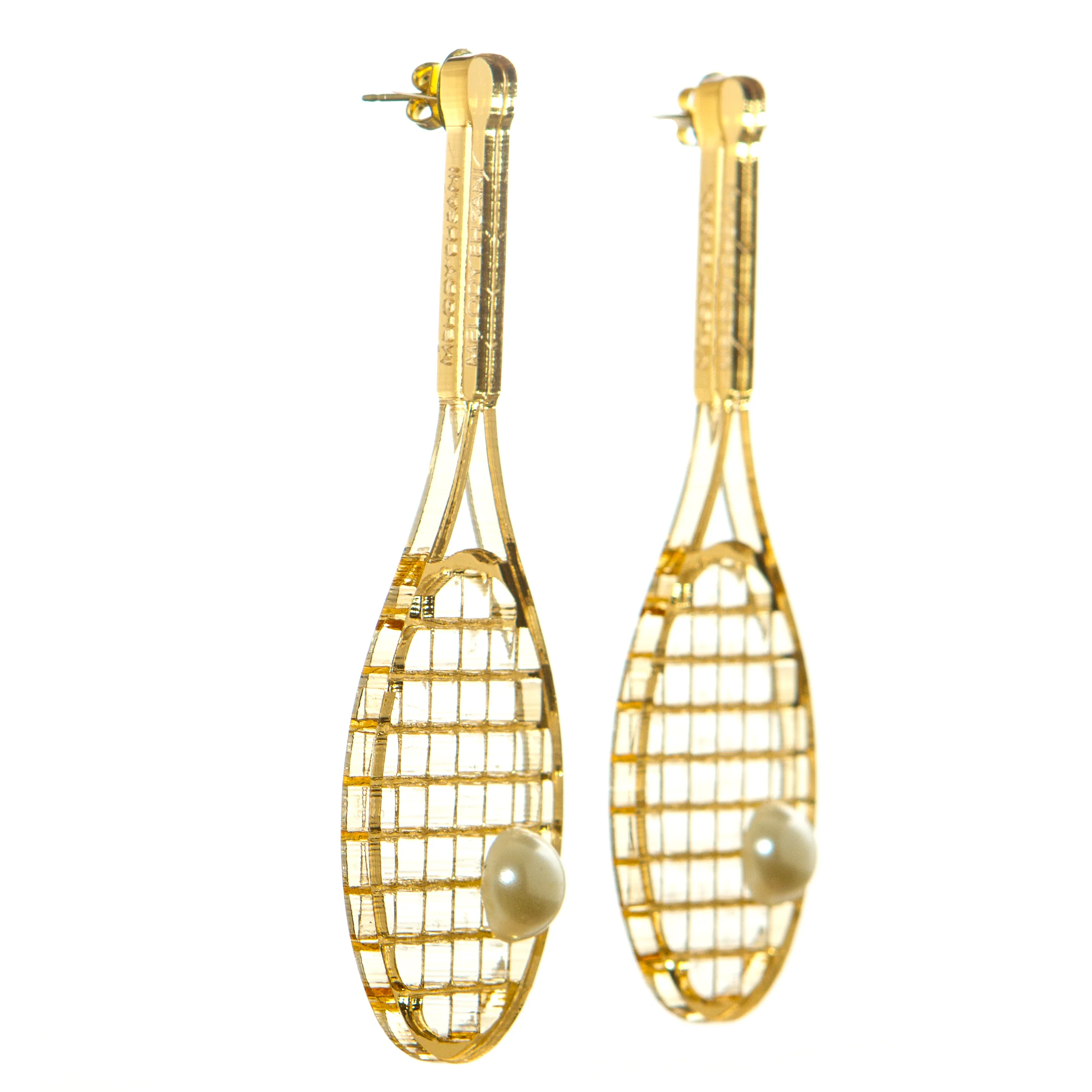 Life is a Racket Earrings - Image 4