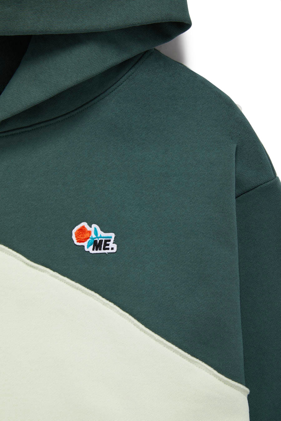 ME. Patchwork Hoodie Moss - Image 9