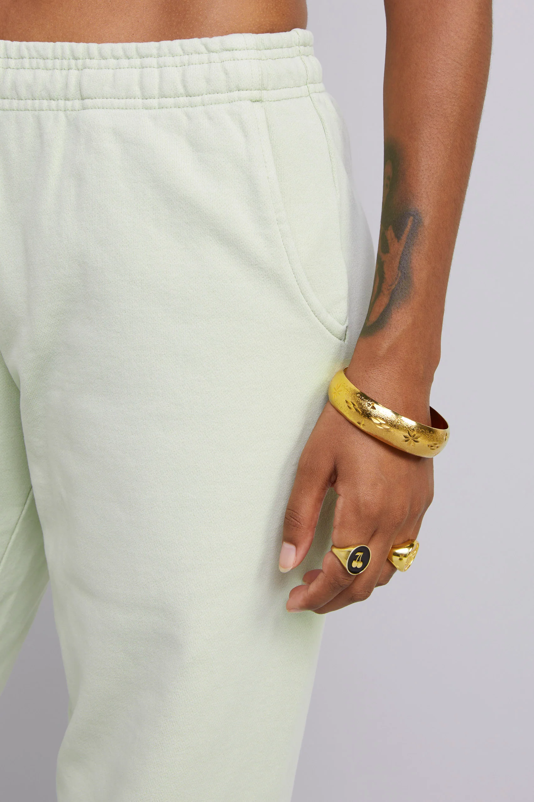 ME. Rose Sweatpants Mineral Green - Image 5