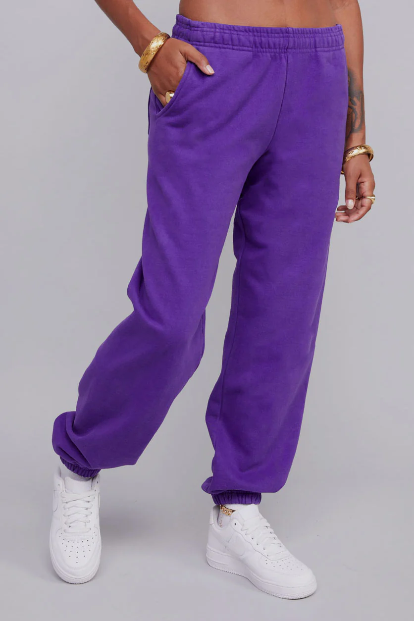 ME. Rose Sweatpants Prince Purple - Image 4