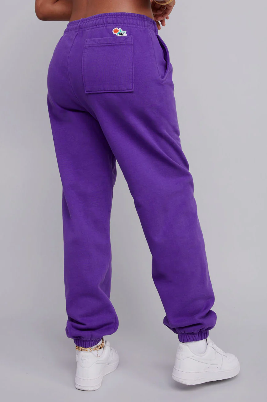ME. Rose Sweatpants Prince Purple - Image 6