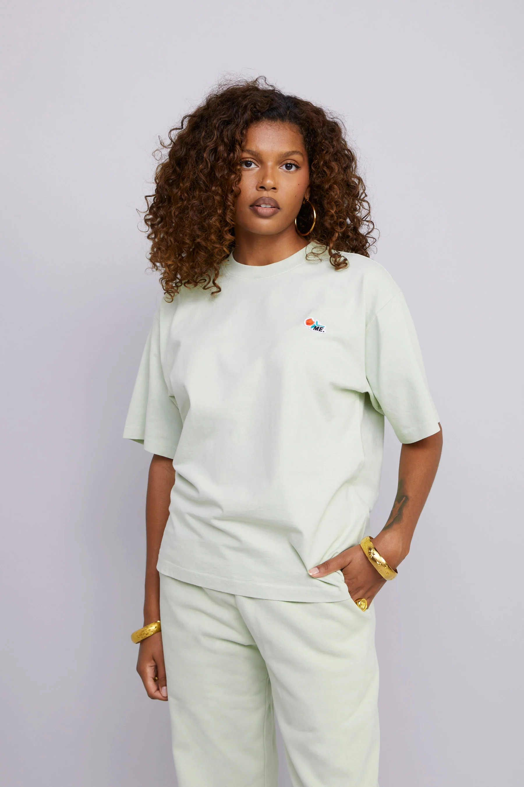 ME. Rose Tee Mineral Green - Image 4