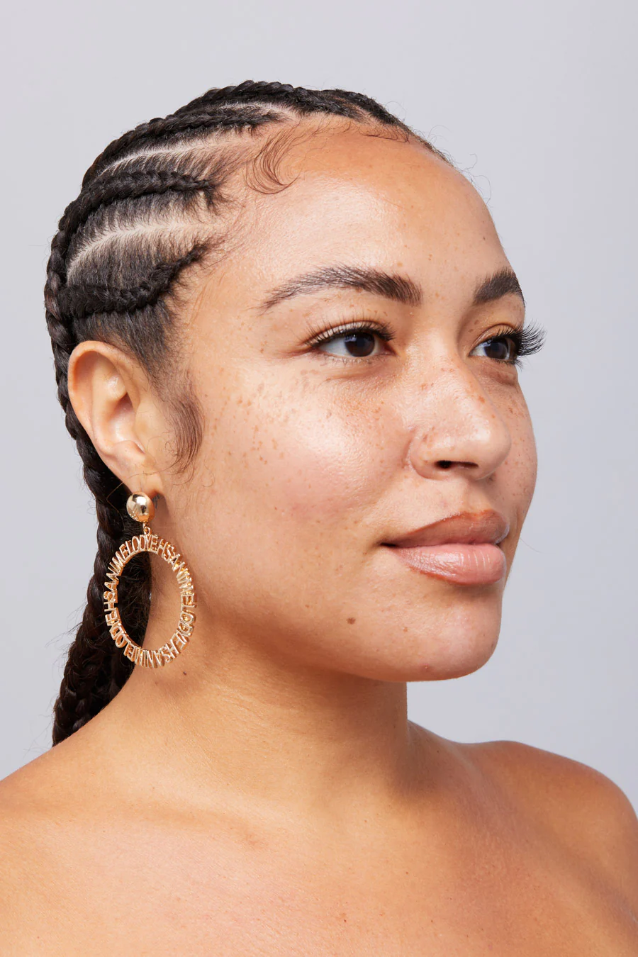 ME. Worldwide Hoop Earrings - Image 3
