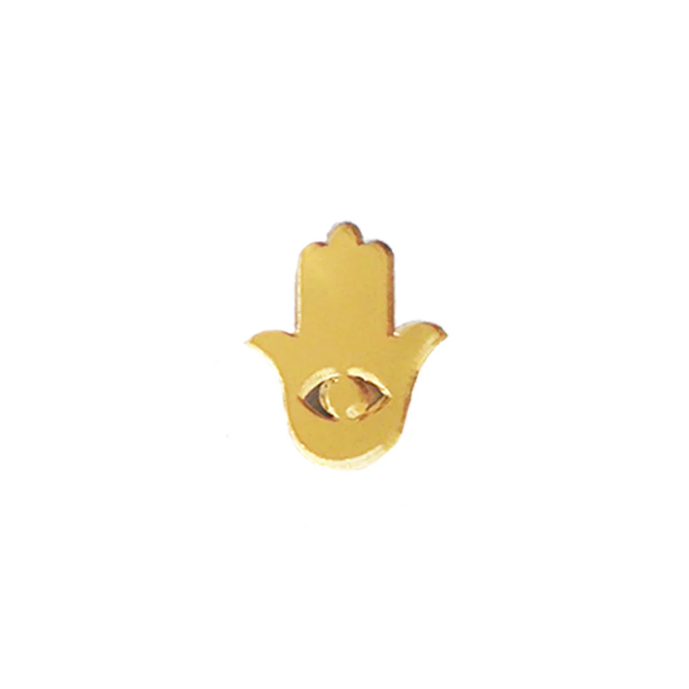 Protective Hamsa Stud Earrings - Image 5