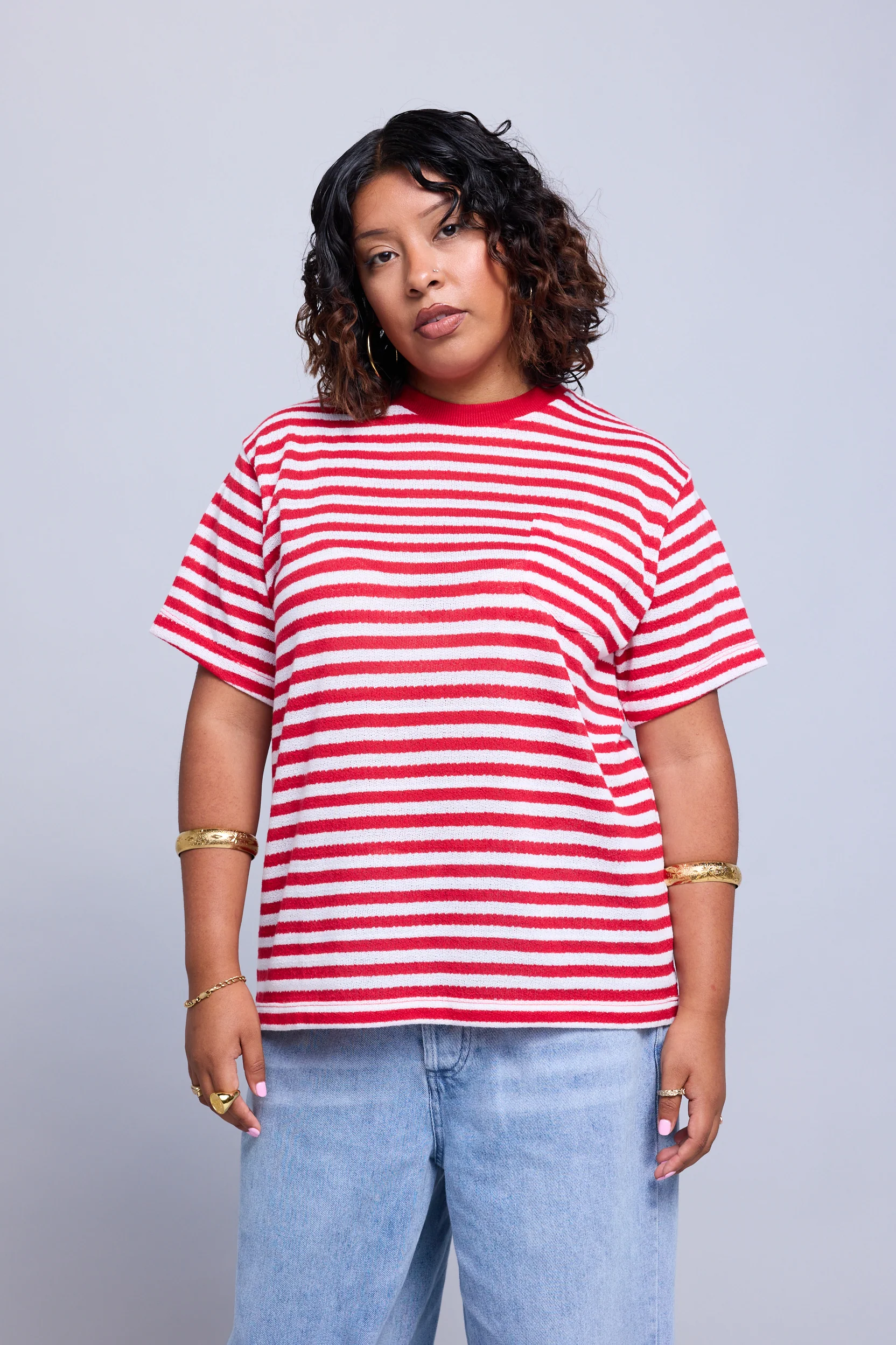 Warp Knit Pocket Tee - Image 10