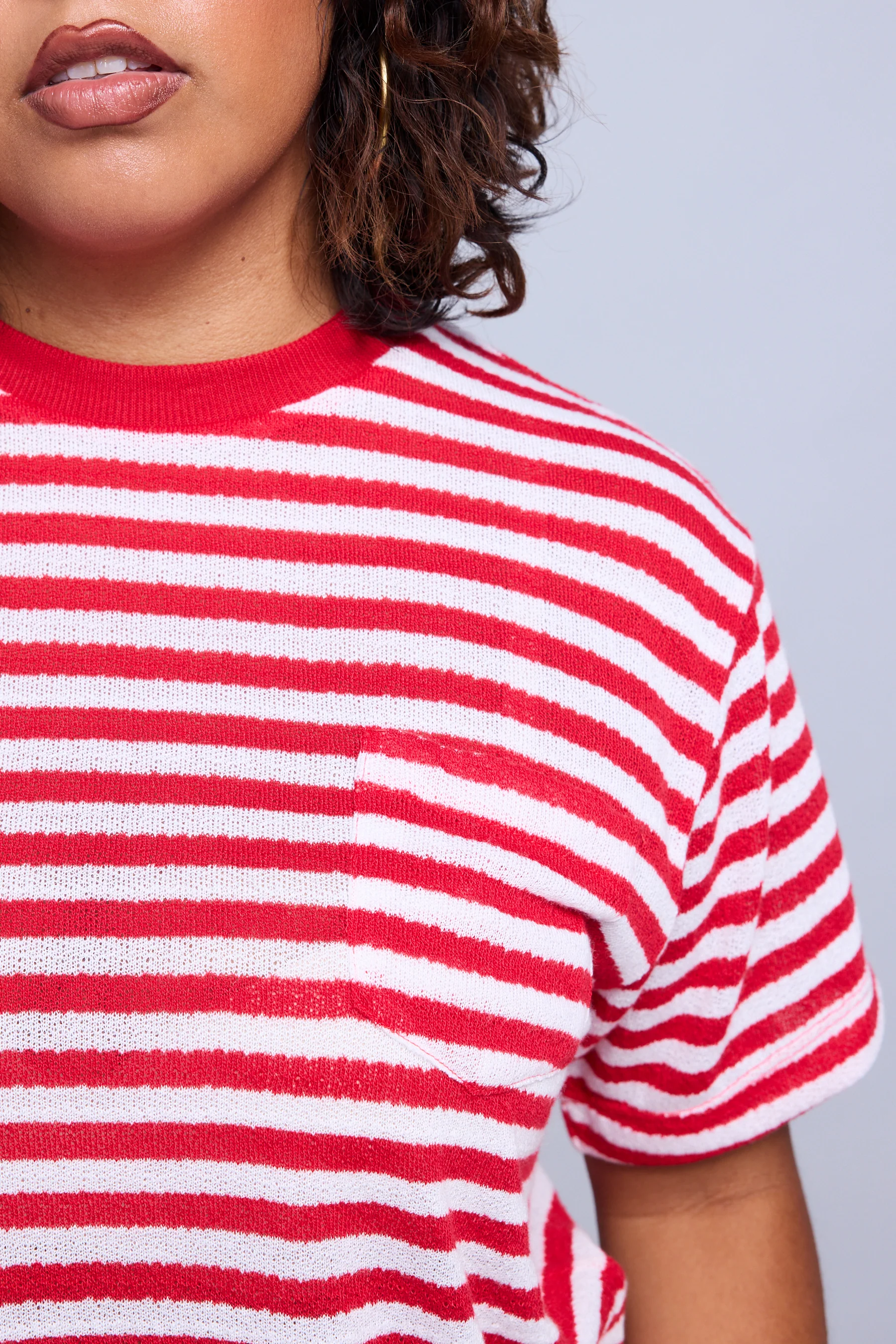 Warp Knit Pocket Tee - Image 12