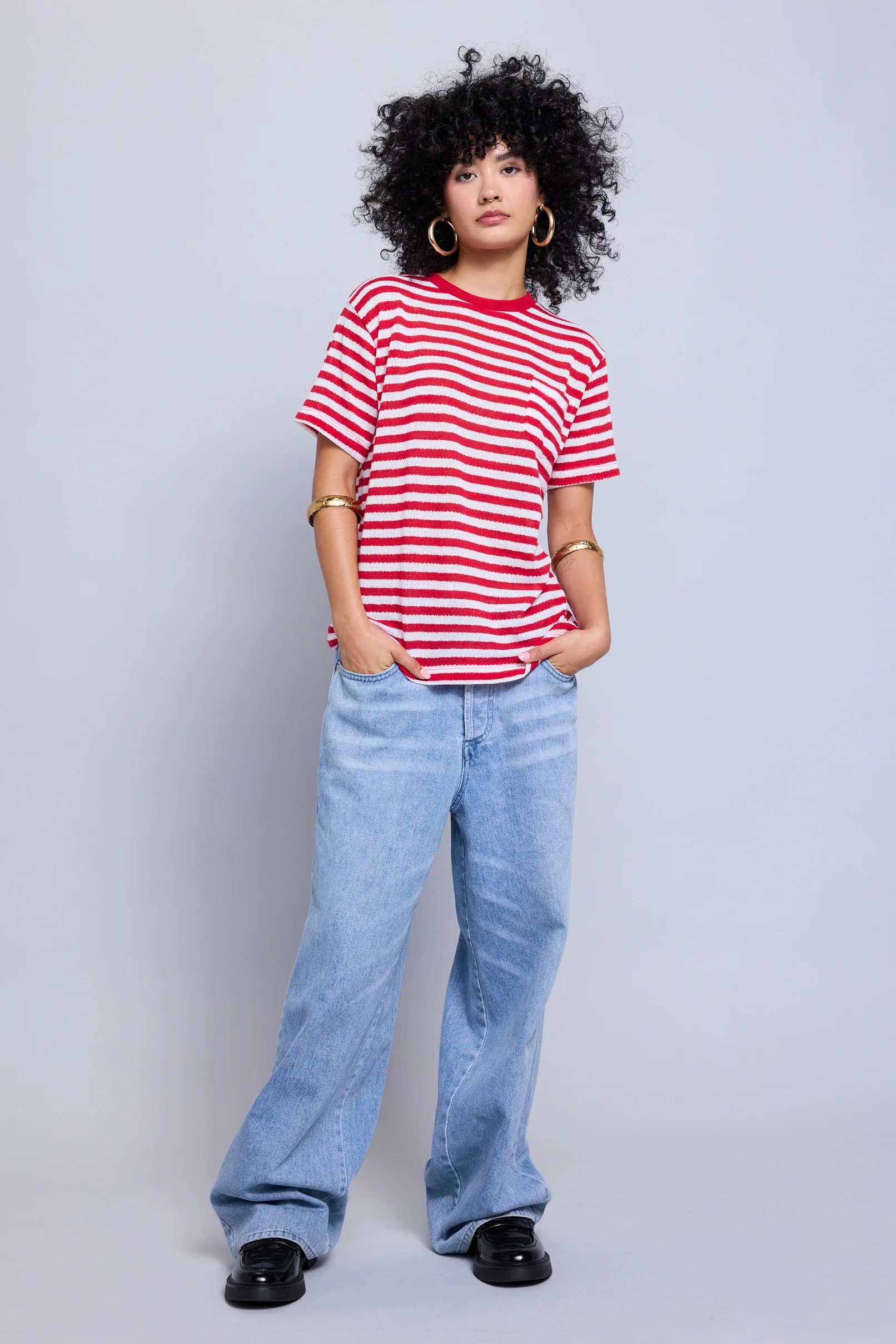 Warp Knit Pocket Tee - Image 4