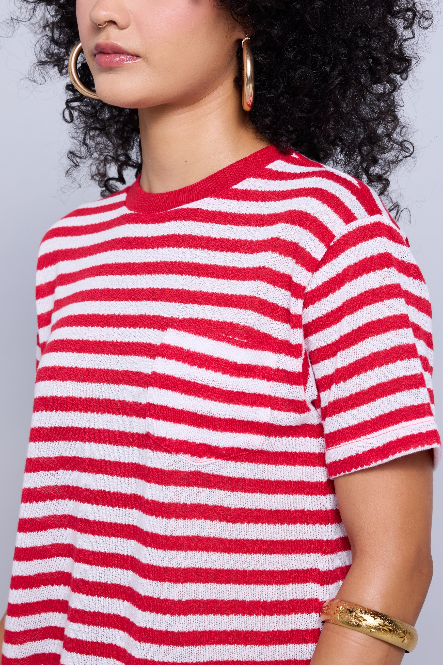 Warp Knit Pocket Tee - Image 6